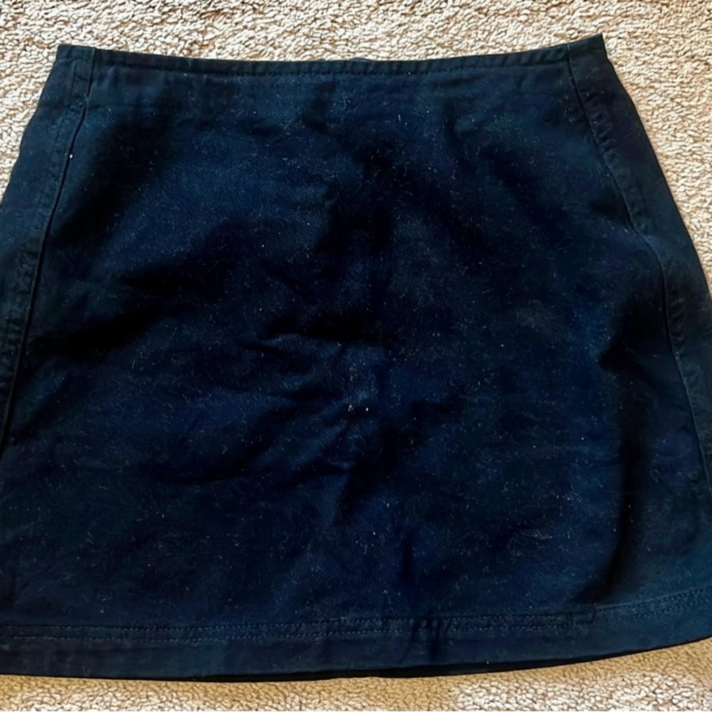 Urban Outfitters Black A-Line Mini Skirt for Work